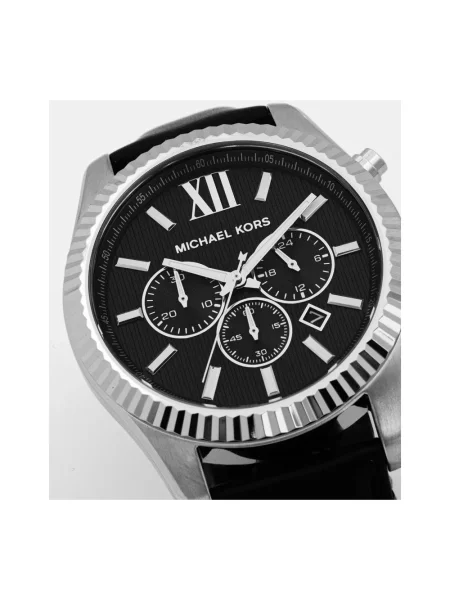 Michael Kors zegarek Lexington Man Chrono czarny