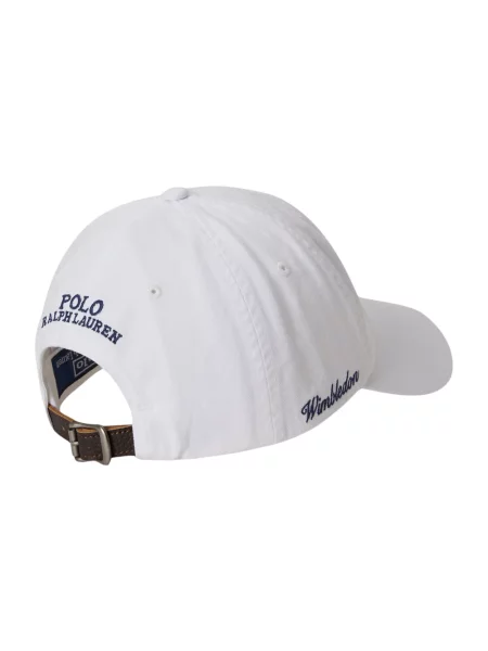Czapka z daszkiem Ralph Lauren biała