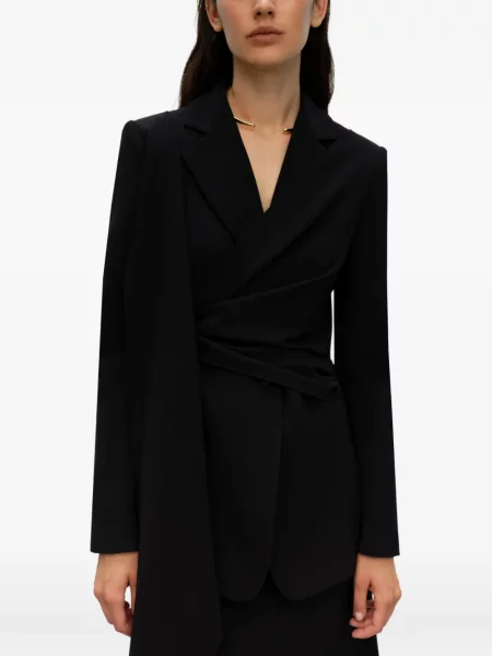 Sacou Ely Ely drapate negru