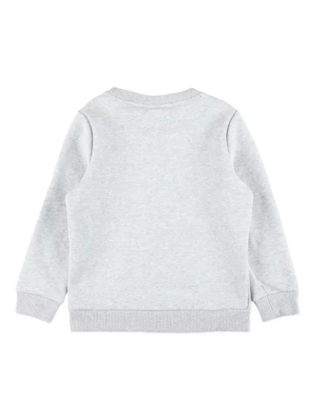 Gyerek fleece melegítő felső Lacoste szürke