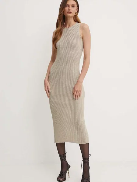 Marella rochie midi mulata bej