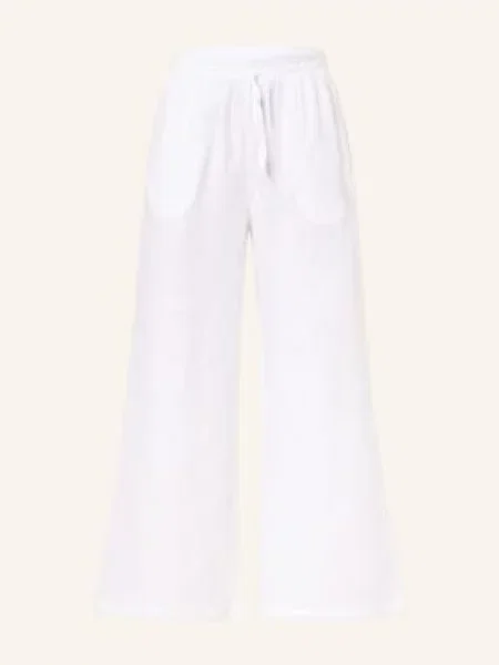 Arkitaip Spodnie Marlene Marina Z Lnu weiss białe