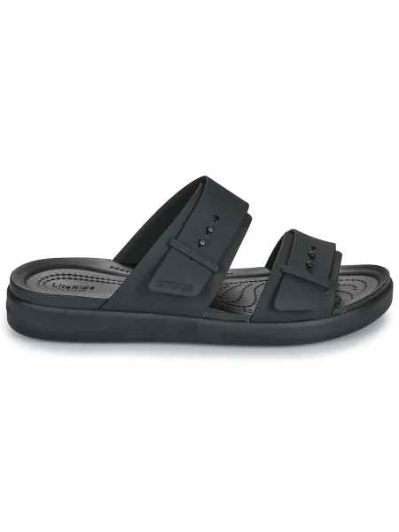 Csatos papucs Crocs fekete