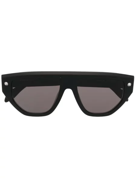 Ochelari de soare Alexander Mcqueen cu imprimeu geometric cu tepi negru