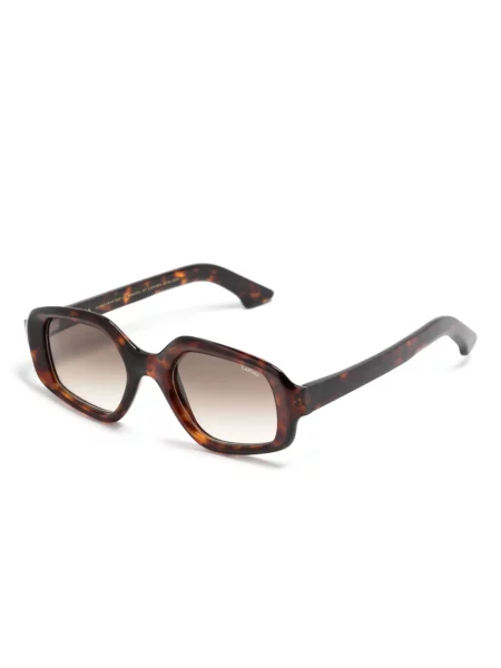 Ochelari de soare Lapima cu imprimeu geometric maro