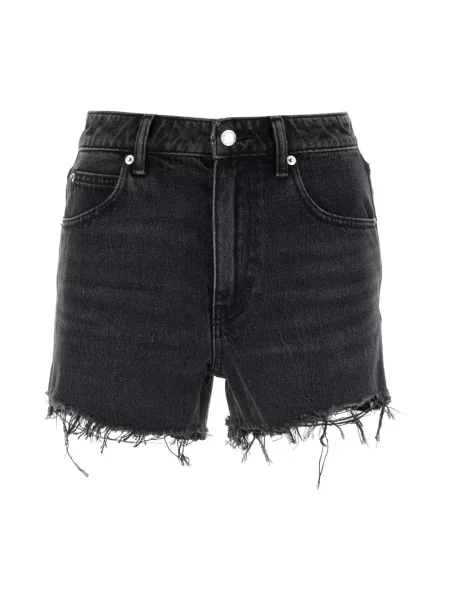 Szorty jeansowe Alexander Wang czarne