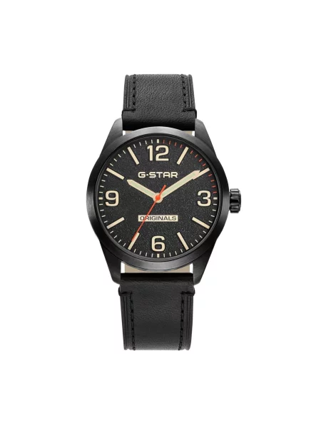 G-STAR Analogové hodinky Watch Originals' černá