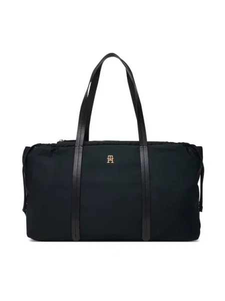 Tommy Hilfiger Táska Th Soft Hobo fekete