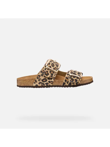 Sandale Geox din piele negru