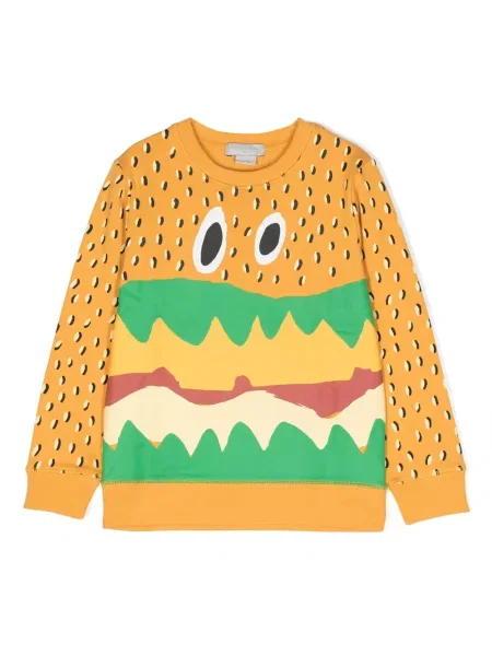 Bluza dziecięca Stella Mccartney pomarańczowa