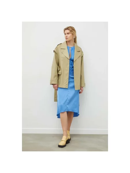 Płaszcz Riley Canvas Twill przejściowa beżowy
