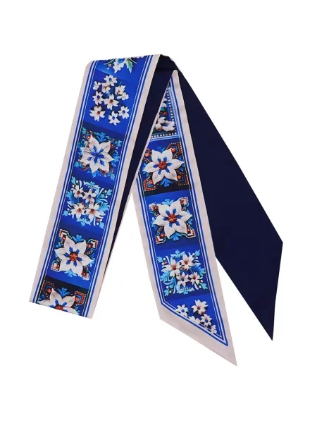 MyScarf Basic Краватка Унісекс Синій/блакитний Шовк синя