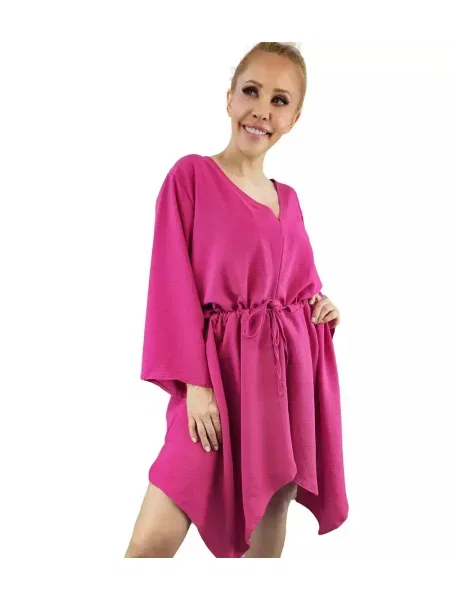 Rochie mini Pri de costum fucsie