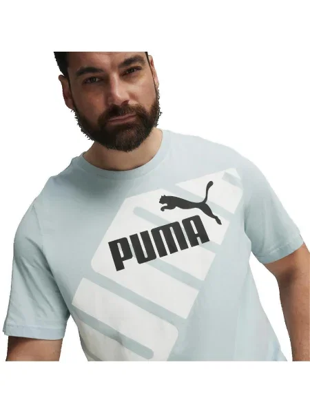 Grafikus póló Puma fehér