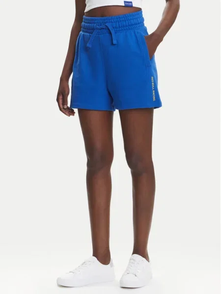 Šortky Red Bull Racing x Pepe Jeans HIGH WAISTED SHORTS červená