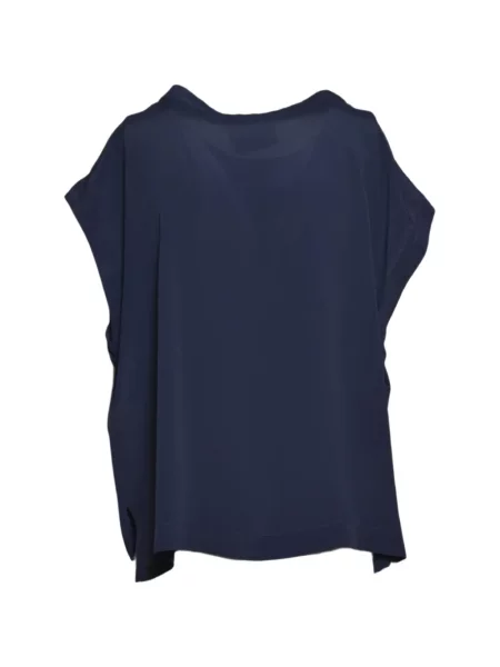 Top Momoni albastru