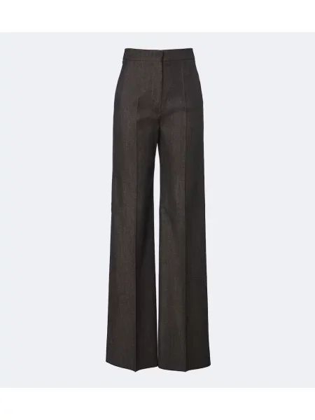 Pantaloni Max Mara de lână maro