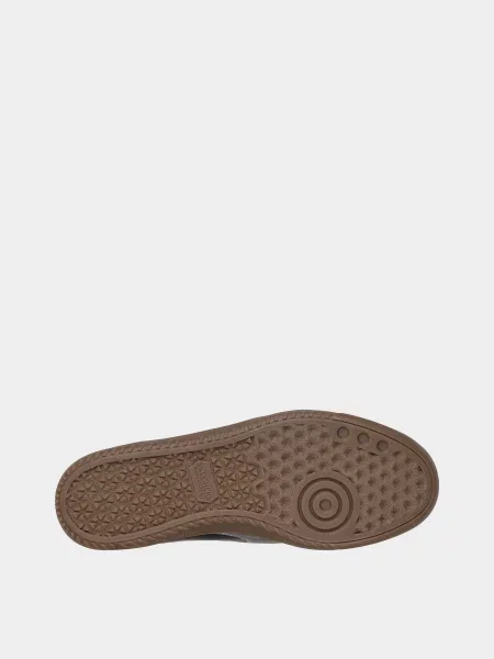 Кожаные кеды Skechers серые