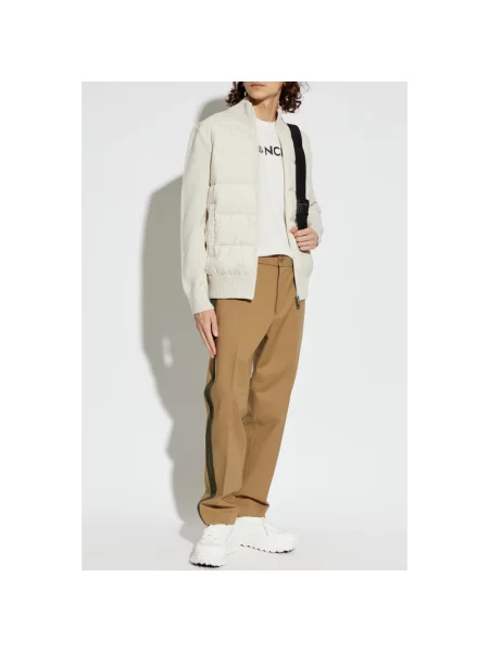 Kardigan Moncler wełniany beżowy
