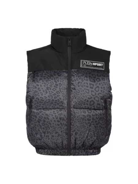 Kamizelka Plein Sport w panterkę ocieplana