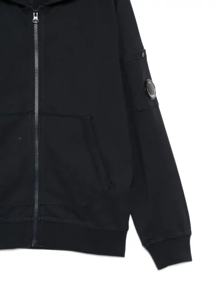 Bluza z kapturem dziecięca C.p. Company niebieska