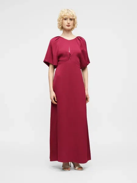 SELECTED Rochie de seară SLFLAURINA rodie roșu