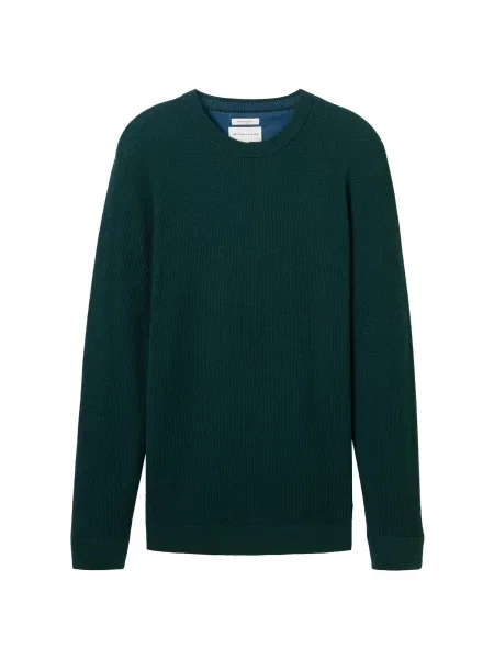 TOM TAILOR Pulover pin verde