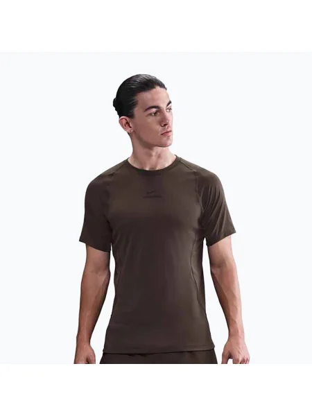 Tricou de antrenament pentru bărbați Nike Pro Training Dri-Fit Baroque Brown/Black negru