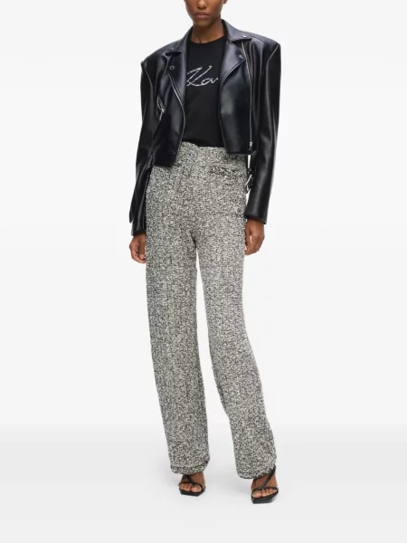Bouclé tricou Karl Lagerfeld negru
