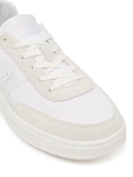 Tommy Hilfiger Laisvalaikio batai Th Heritage Nylon Sneaker balta