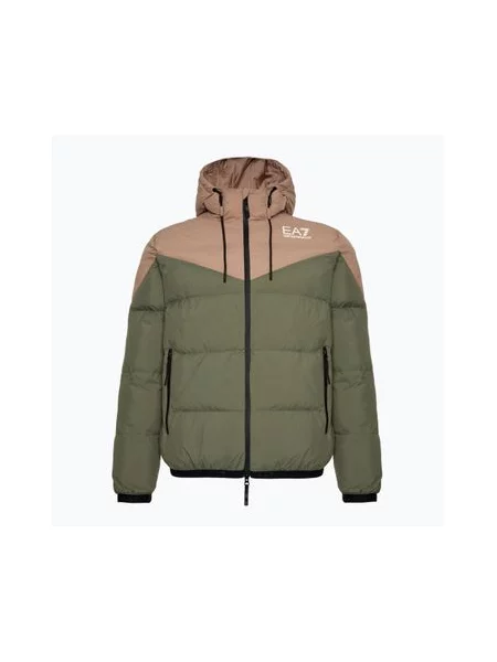 Куртка Emporio Armani Train Athletic Colour Block Padded beetlee зелений