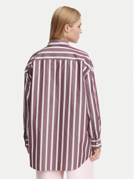 Tommy Jeans Marškiniai Essential Oversize violetinė