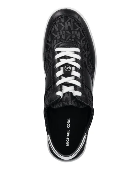 Portofel Michael Michael Kors cu volane plisat de lână negru