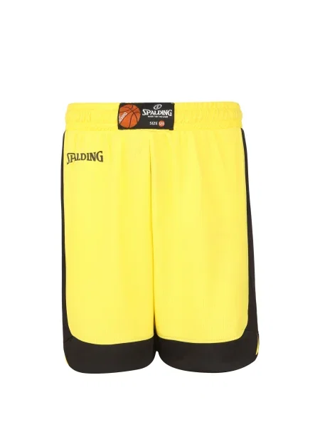 SPALDING Pantaloni sport Hustle galben negru