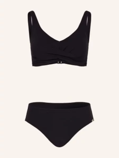 Charmline Bralette Bikini Wellness Essentials schwarz czarne