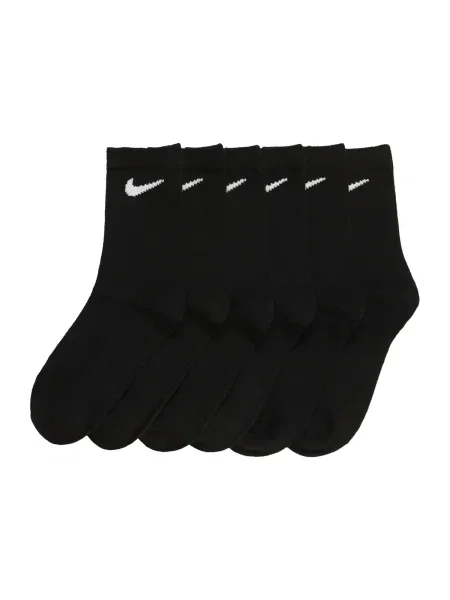 NIKE Șosete sport negru alb