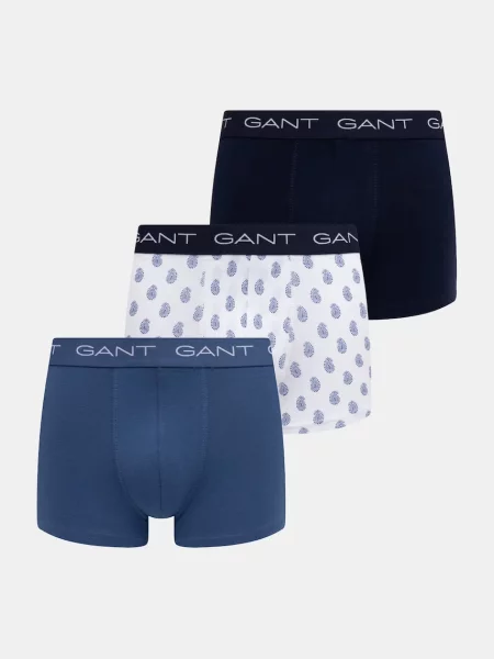 Gant boxerky pánske s bavlnou biela