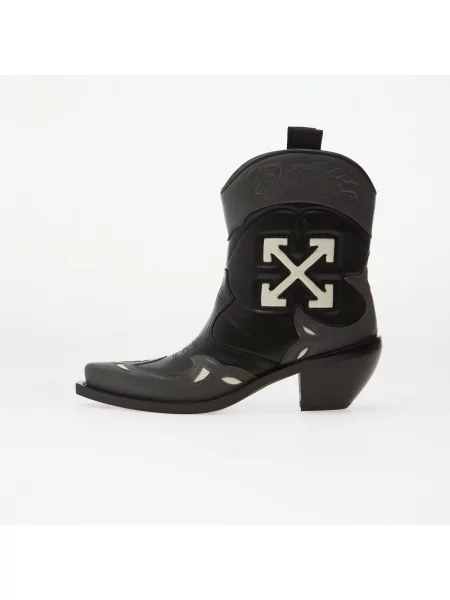 Botine Off-white alb