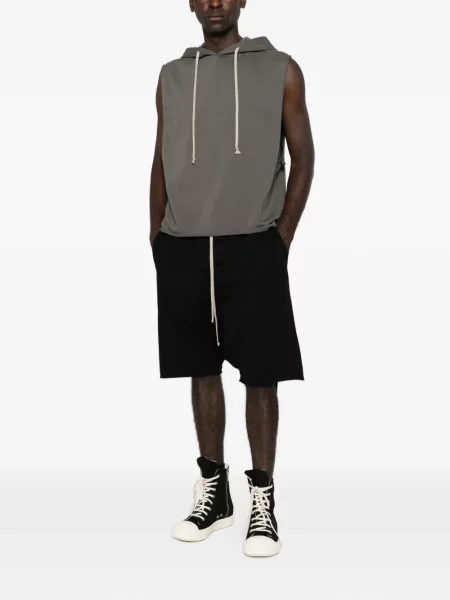 Αμάνικο hoodie Rick Owens Drkshdw γκρι