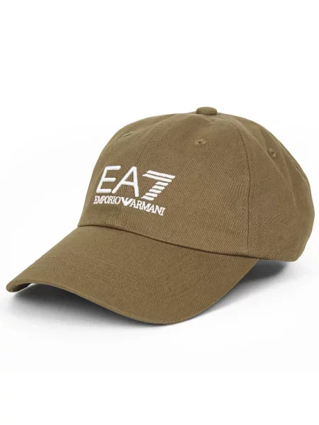 Șapcă Emporio Armani Ea7 cu autograf maro