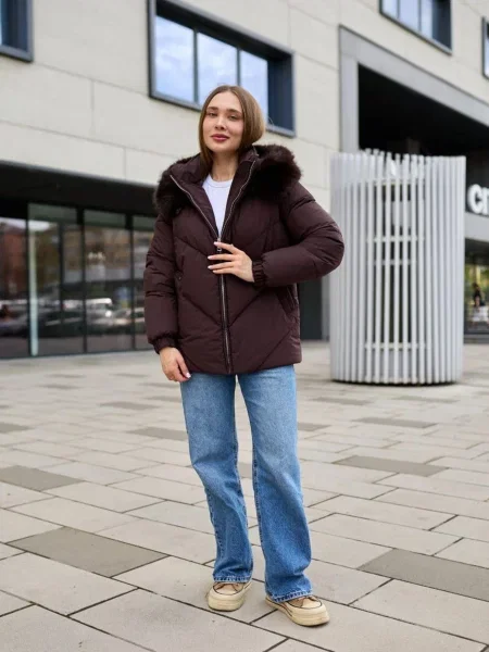 Зимова куртка UVENTUM коричневий