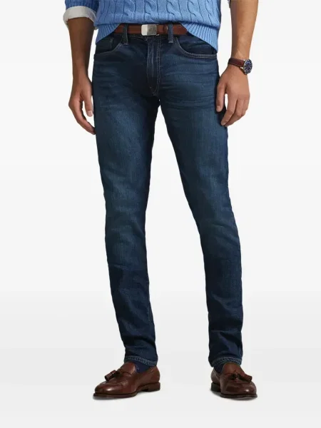 Μικρός κασκέτο Polo Ralph Lauren με χαμηλή μέση υφαίνω διαγωνίως πράσινο
