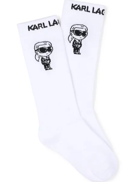 Karl Lagerfeld Detské ponožky biela