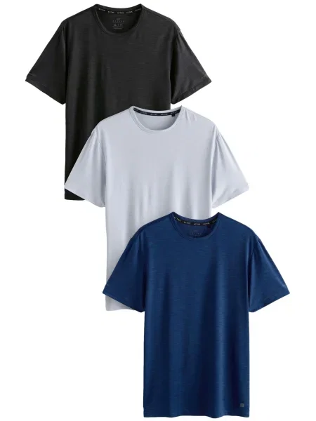 Next Tricou albastru / albastru deschis negru