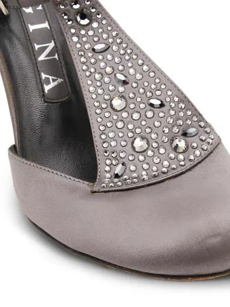 Pantofi cu toc Gina gri