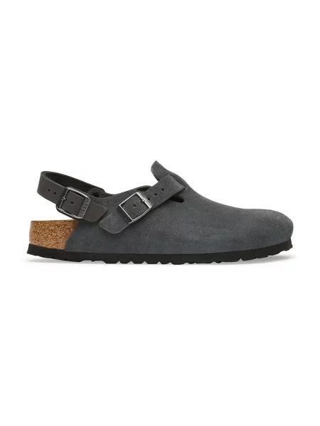 Birkenstock sandale pentru bărbați din piele întoarsă Tokio LEVE