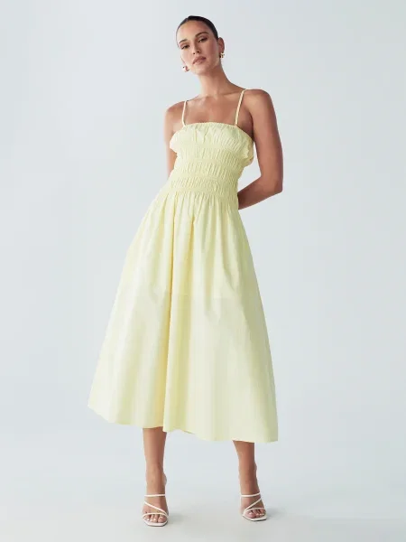 BWLDR Poletna obleka Lexie' rumena