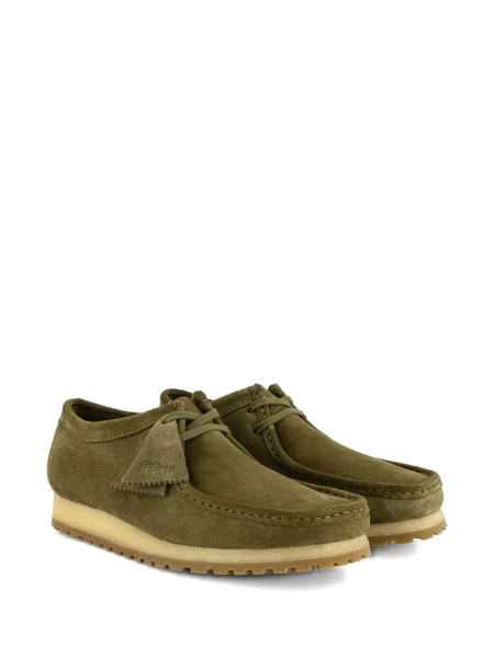 Μποτάκια Clarks Originals με κορδόνια σουέντ πράσινο
