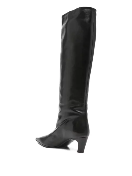 Botine Thea Mika din piele negru