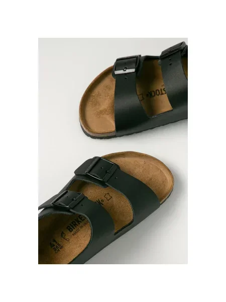 Sandały Birkenstock skórzane zielone